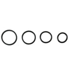 Sportsheets Rubber O-Ring 4-Pack Black