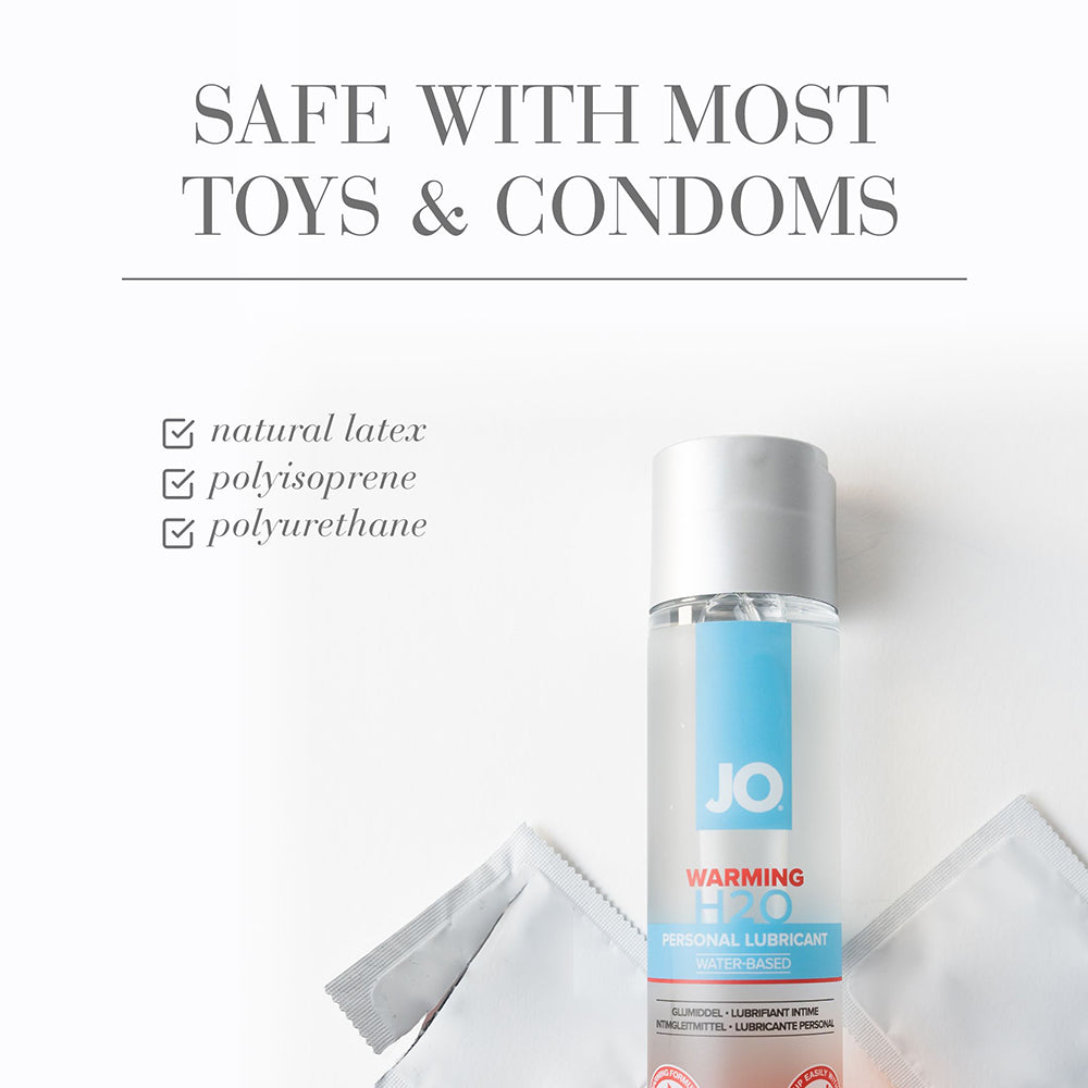JO H2O Warming Water-Based Lubricant 8 oz.