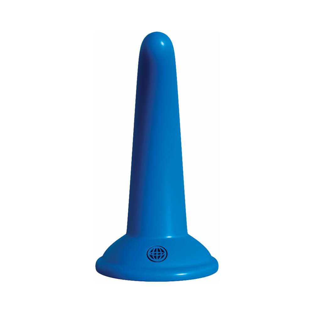Fetish Fantasy Series Beginner's Strap-On For Him Set With 4.5 in. Dildo Blue/Black