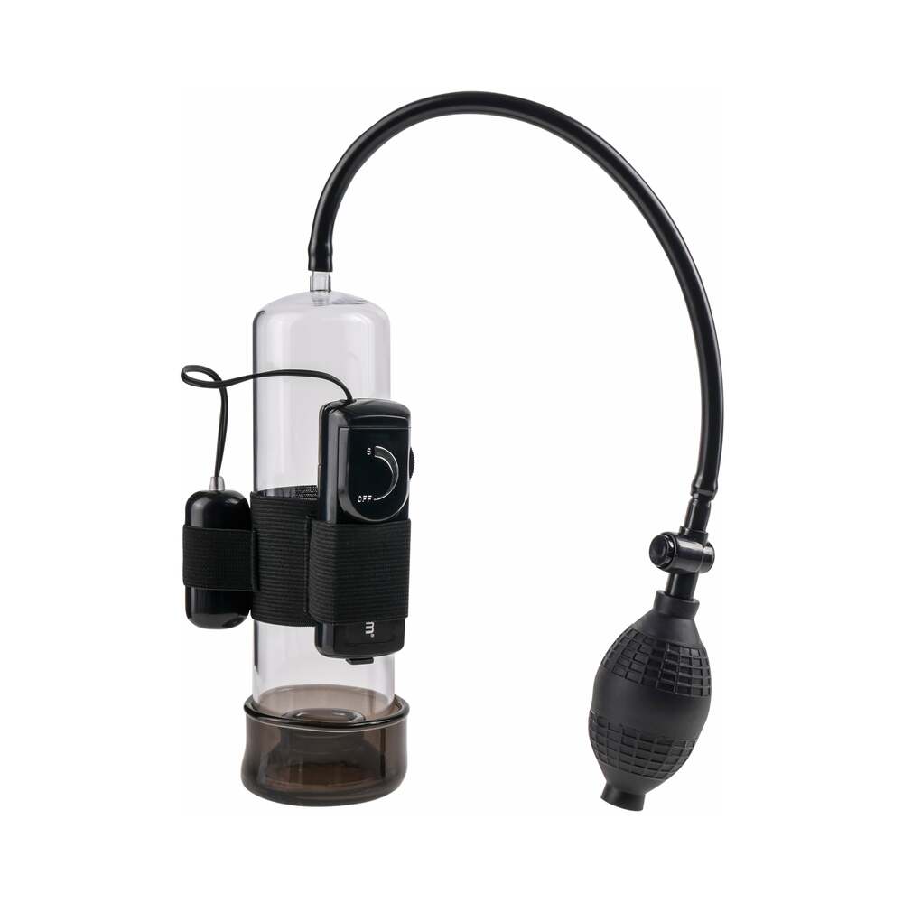 Classix Vibrating Power Pump Clear/Black