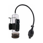 Classix Vibrating Power Pump Clear/Black