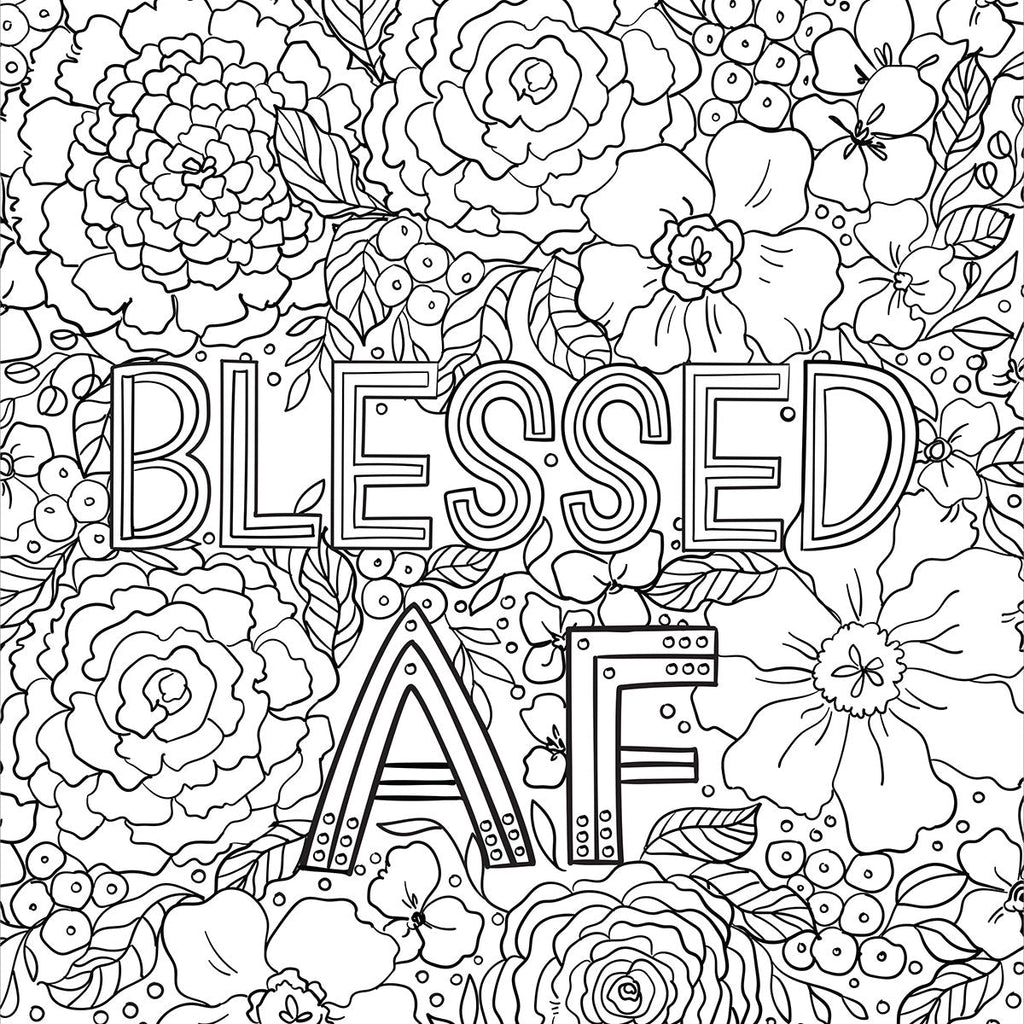 Inner Fucking Peace Coloring Book