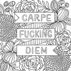 Inner Fucking Peace Coloring Book