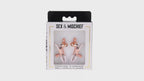 Sportsheets Sex & Mischief Peaches 'n CreaMe Bell Nipple Clamps