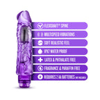 Naturally Yours Wild Ride Realistic 9 in. Vibrating Dildo Purple