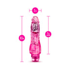 Naturally Yours Fantasy Vibe Realistic 8.5 in. Vibrating Dildo Pink