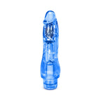 Naturally Yours Fantasy Vibe Realistic 8.5 in. Vibrating Dildo Blue