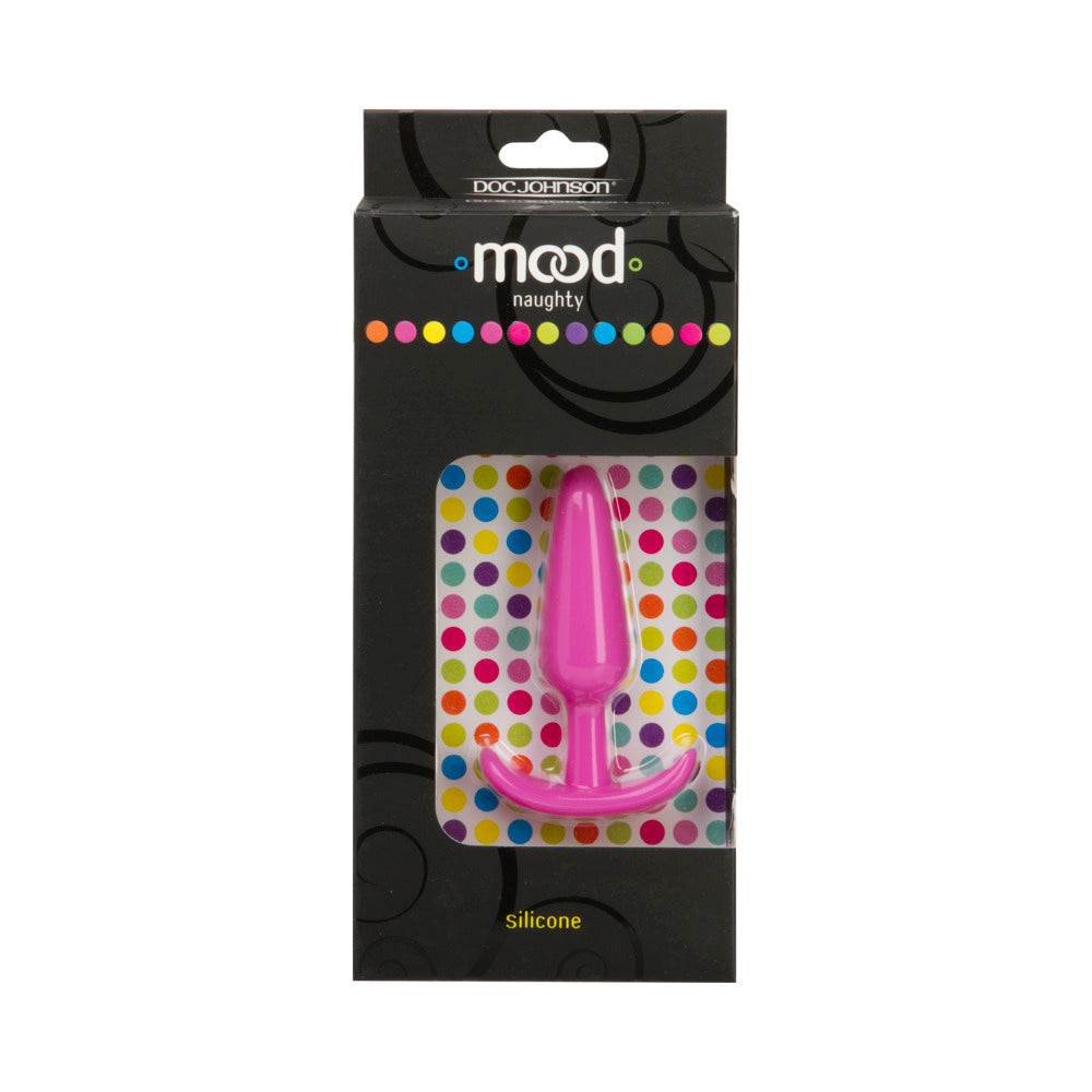Mood - Naughty - Small Pink Silicone Butt Plug