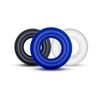 Stay Hard Donut Rings 3-Piece Cockring Set Assorted Colors