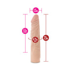 X5 Plus Realistic 7.5 in. Posable Dildo Beige