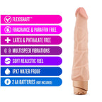 Dr. Skin Cock Vibe 1 Realistic 9 in. Vibrating Dildo Beige