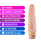 Dr. Skin Cock Vibe 3 Realistic 7.25 in. Vibrating Dildo Beige