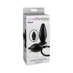 Anal Fantasy Collection Inflatable Silicone Plug Black
