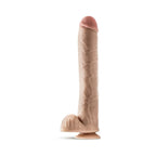 Hung Rider Bruno Realistic 14 in. Dildo with Balls Beige