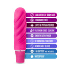 Luxe Nimbus Mini Silicone Vibrator Pink