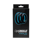 OptiMALE  3 C-Ring Set  Thick Black