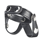 Blue Line C&B Gear V-style Cock Ring with Ball Divider