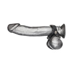 Blue Line C&B Gear V-style Cock Ring with Ball Divider