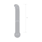 Glas 6.75 in. Purple G-Spot Tickler Glass Dildo