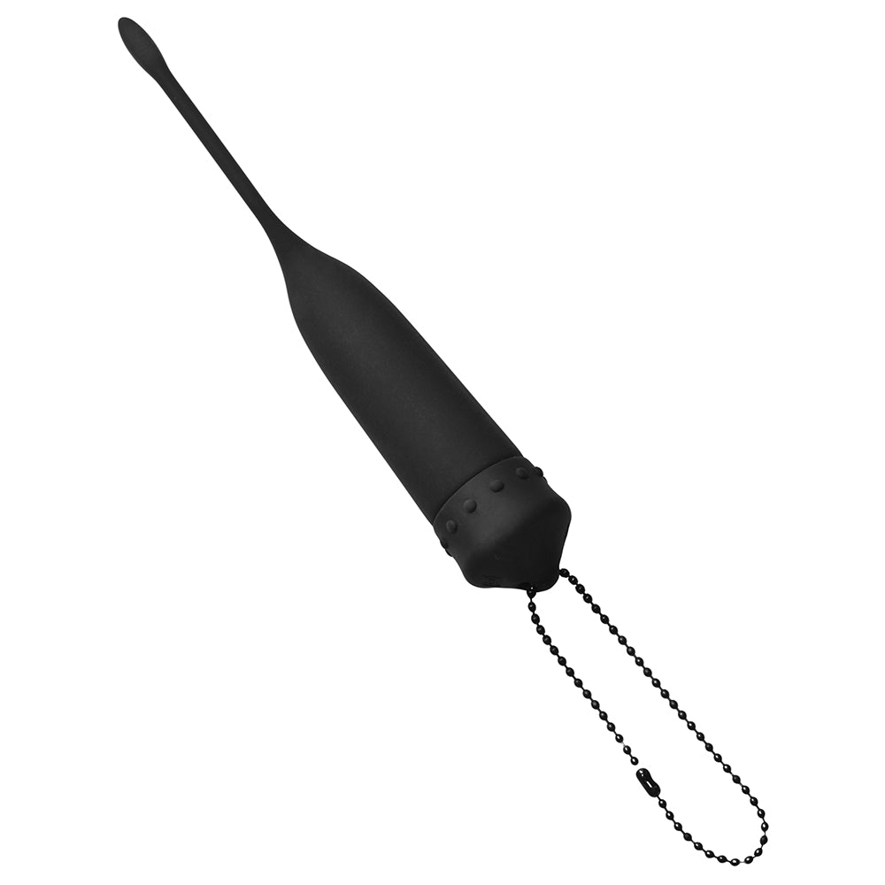Master Series Cadence Vibrating Silicone Sound Black