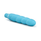 Luxe Anastasia Silicone Slimline Vibrator Aqua