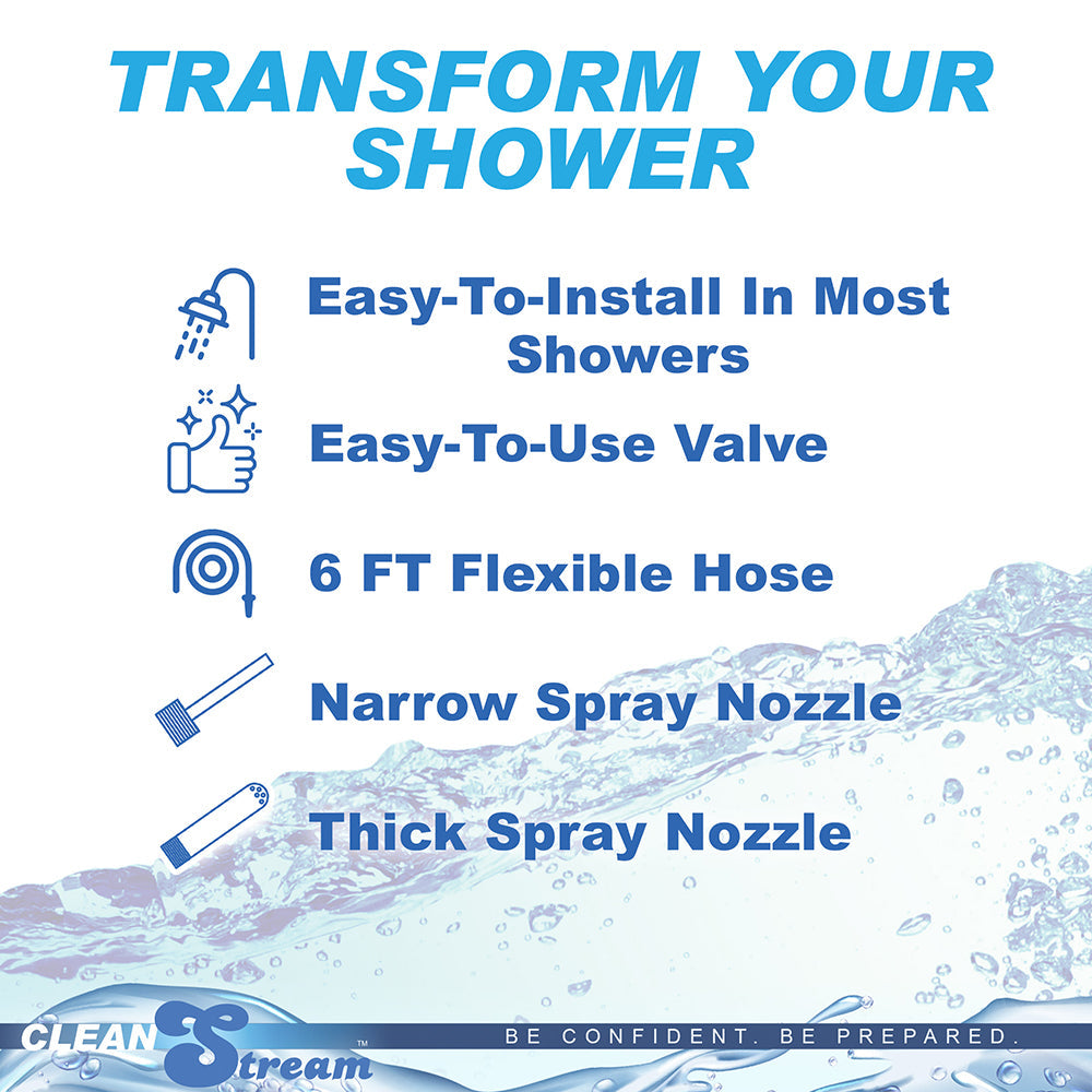 CleanStream Shower Enema Set