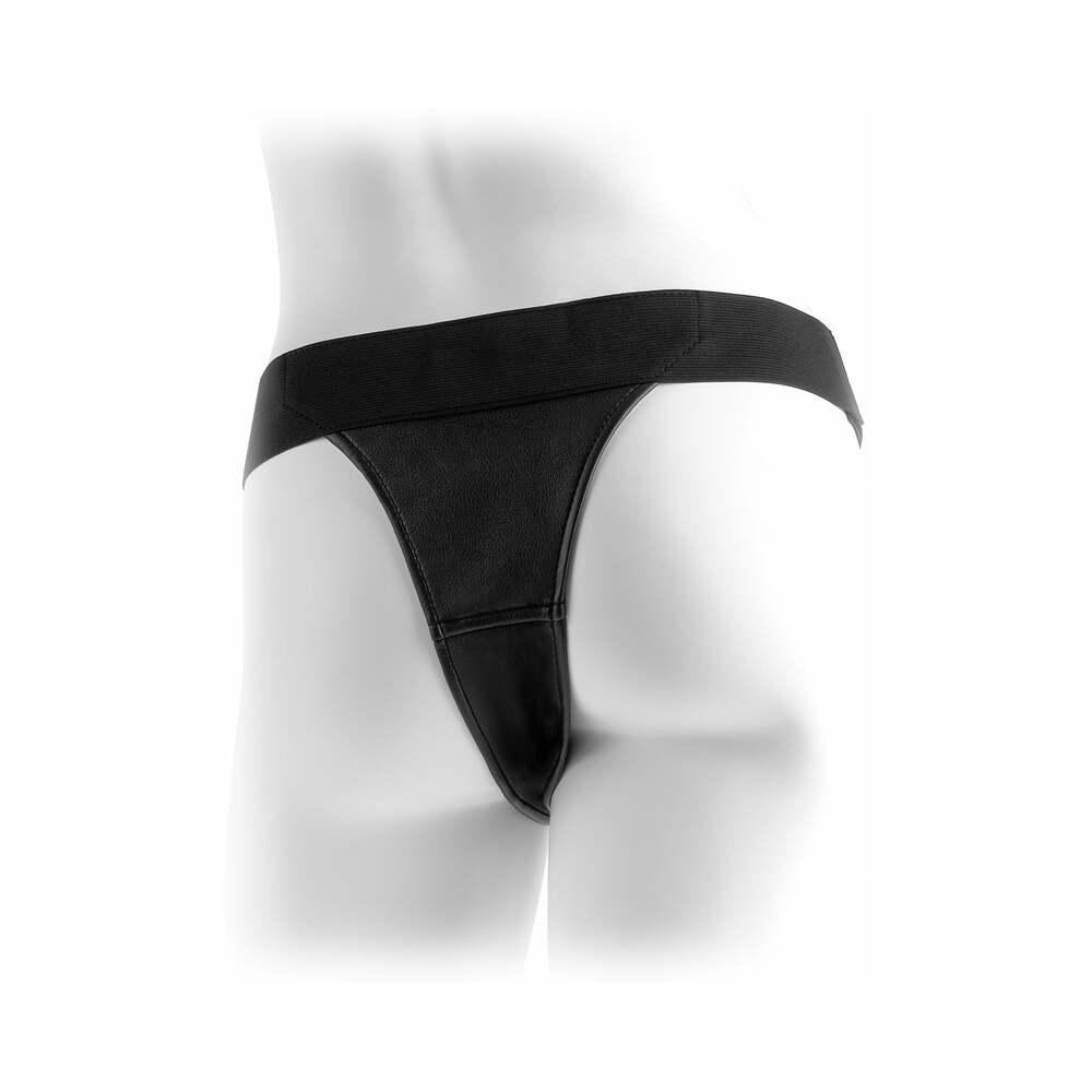 Fetish Fantasy Series Velcro Crotchless Harness Black