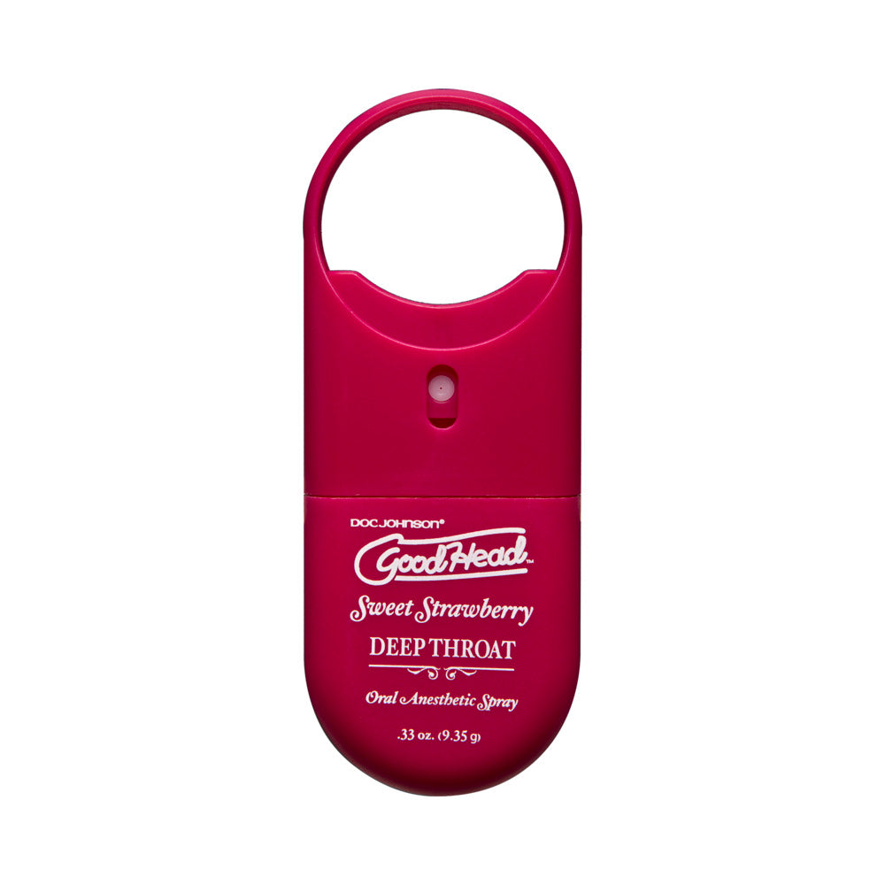 Goodhead to Go - Deep Throat Spray .33oz. Sweet Strawberry
