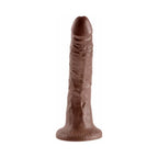 King Cock 7 in. Cock Realistic Dildo With Suction Cup Brown