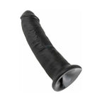 King Cock 9 in. Cock Realistic Dildo With Suction Cup Black