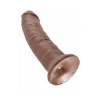 King Cock 9 in. Cock Realistic Dildo With Suction Cup Brown