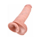 King Cock 11 in. Cock With Balls Realistic Suction Cup Dildo Beige