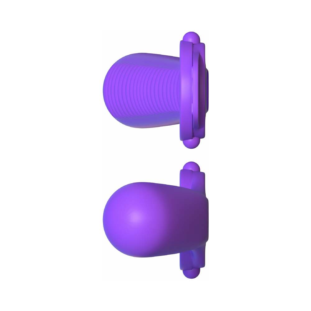 Fantasy C-Ringz Remote-Controlled Vibrating Ride N Glide Couples Ring Purple