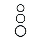 Fantasy C-Ringz Silicone 3-Ring Stamina Set Black