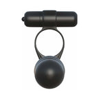 Fantasy C-Ringz Posable Partner Double Penetrator Vibrating Cockring Black