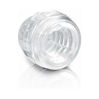 PDX Mega-Bator Pussy Rotating Thrusting Stroker With Suction Cup Clear/White