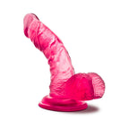 B Yours Sweet 'n Hard 8 Realistic 6.5 in. Dildo with Balls Pink