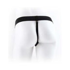Fetish Fantasy Series 9 in. Hollow Strap-On with Balls Brown/Black
