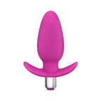 Luxe Little Thumper Vibrating Silicone Anal Plug Pink