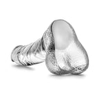 Naturally Yours Ding Dong Realistic 5.5 in. Dildo with Balls Clear