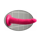 Dillio 7 in. Slim Realistic Dildo With Suction Cup Pink