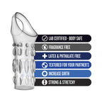 Performance Studded Sleeve Ring Clear