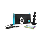 b-Vibe Triplet Rechargeable Remote-Controlled Vibrating Anal Beads Plug Black