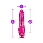 Glow Dicks The Banger Realistic 8 in. Vibrating Dildo Pink