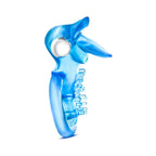 Stay Hard 10 Function Vibrating Tongue Ring Blue