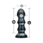 Jet Black Jack 7 in. Anal Plug Carbon Metallic Black