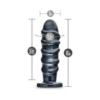 Jet Annihilator 11 in. Anal Plug Carbon Metallic Black