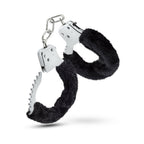 Temptasia Adjustable Faux Fur Cuffs Black