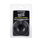 Rock Solid Tri-Pack Rubber Gasket (1.25in, 1.5in, 2in) Black