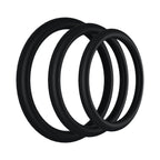Rock Solid Tri-Pack Rubber Gasket (1.25in, 1.5in, 2in) Black